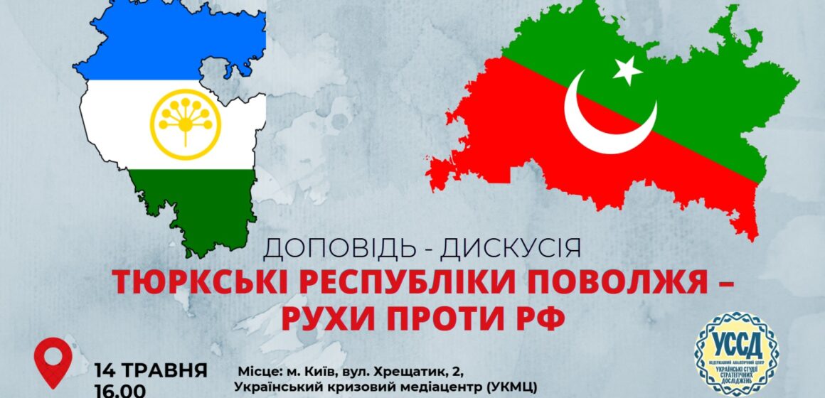 Відкрита доповідь-дискусія «ТЮРКСЬКІ РЕСПУБЛІКИ ПОВОЛЖЯ – РУХИ ПРОТИ РФ»